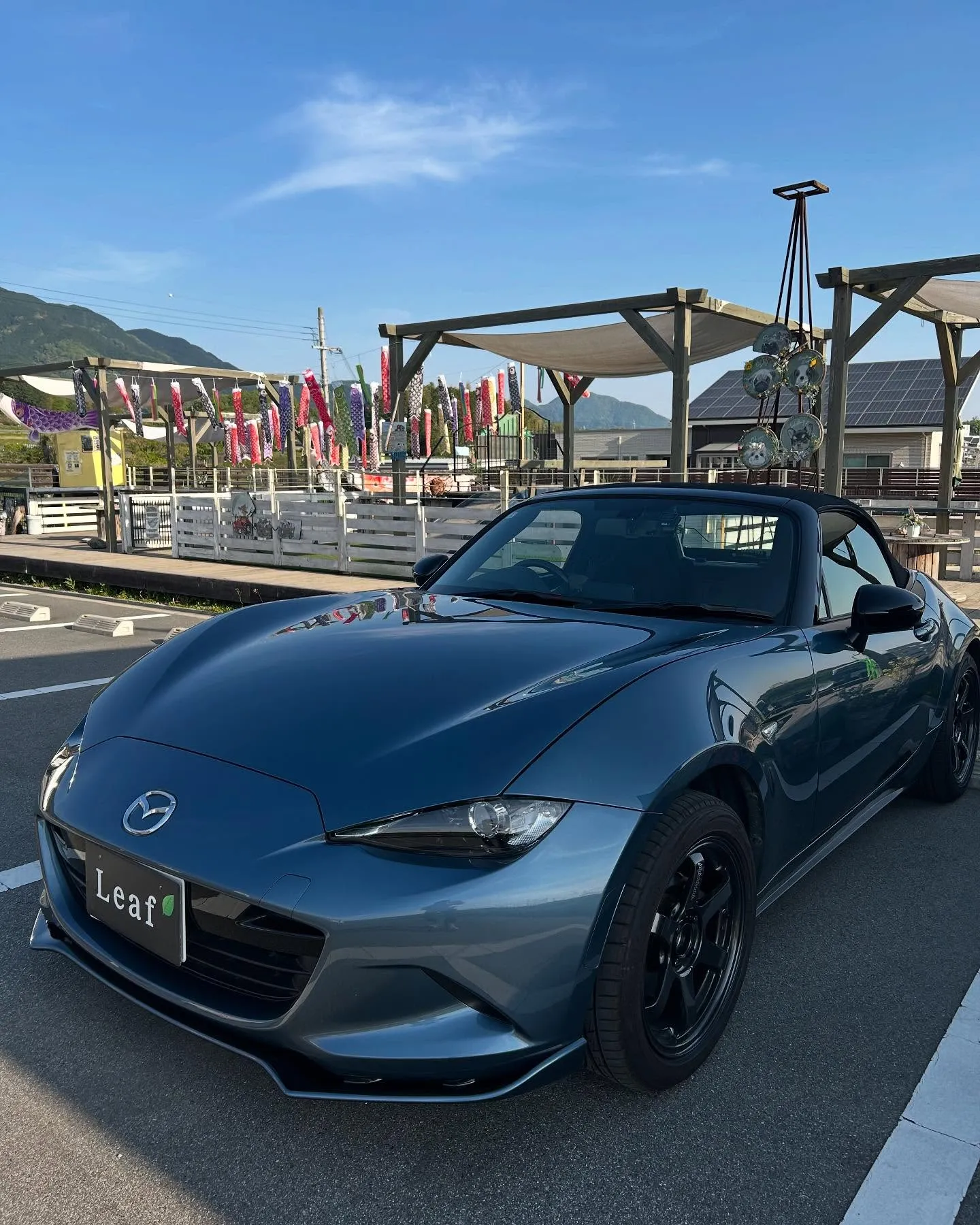 当社のロードスターにようやくフロントスポイラーを装着いたしま...