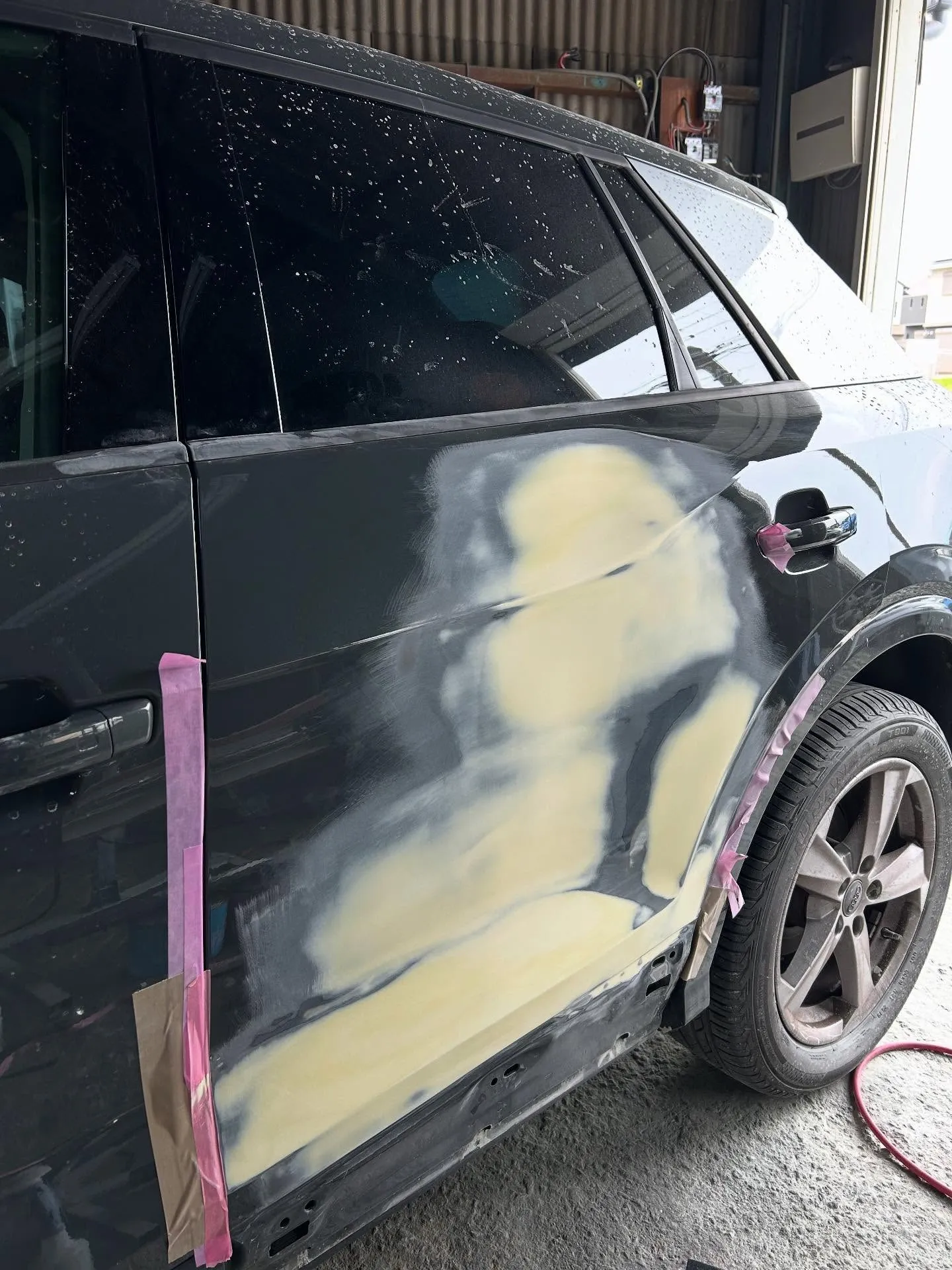 プリウス入庫🚙アウディの鈑金完了🛠️