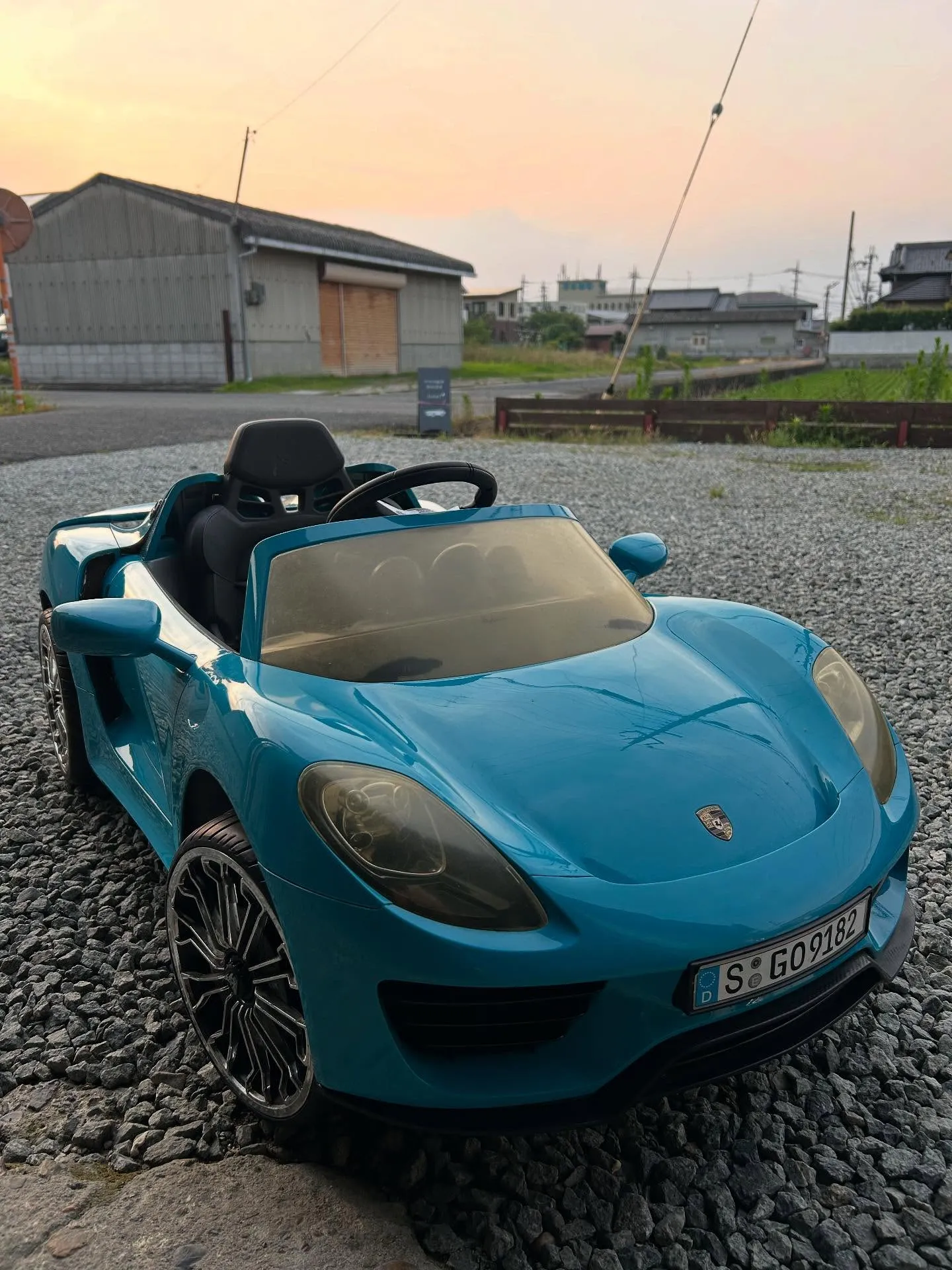 娘のポルシェが故障で入庫😀