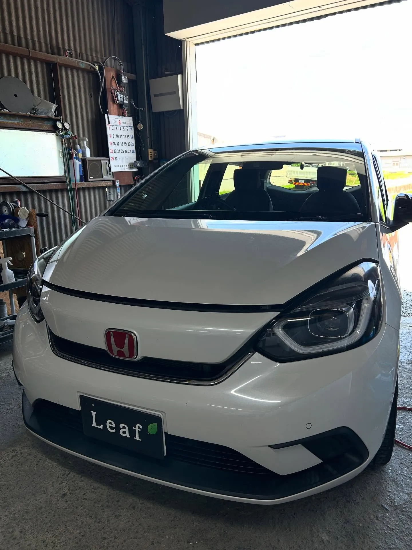 娘のポルシェが故障で入庫😀