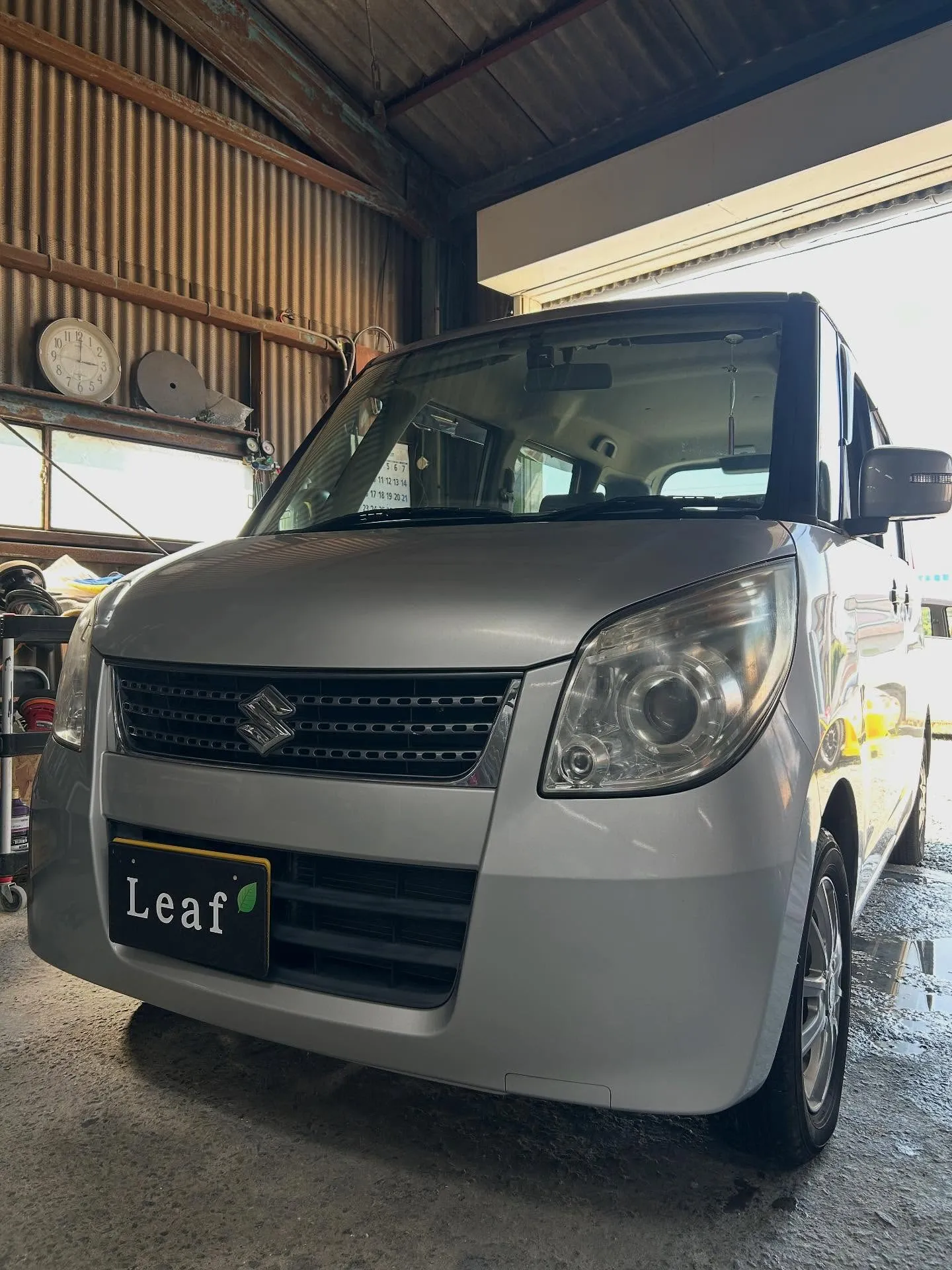 MK21S型　スズキパレット　オイル交換で入庫😊