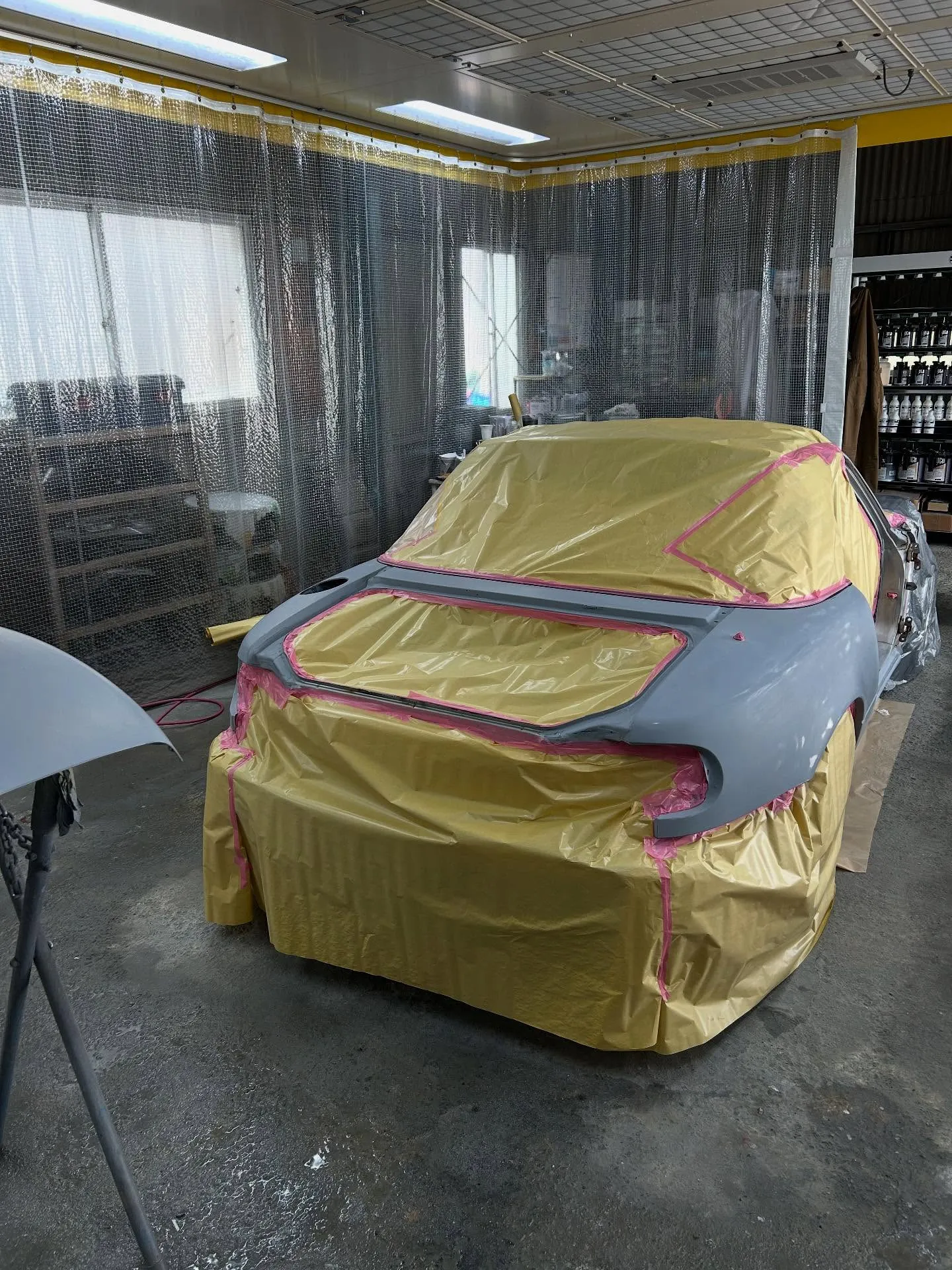 マツダ　アクセラ車検入庫🚗ダイハツ　タントカスタムが鈑金修理...