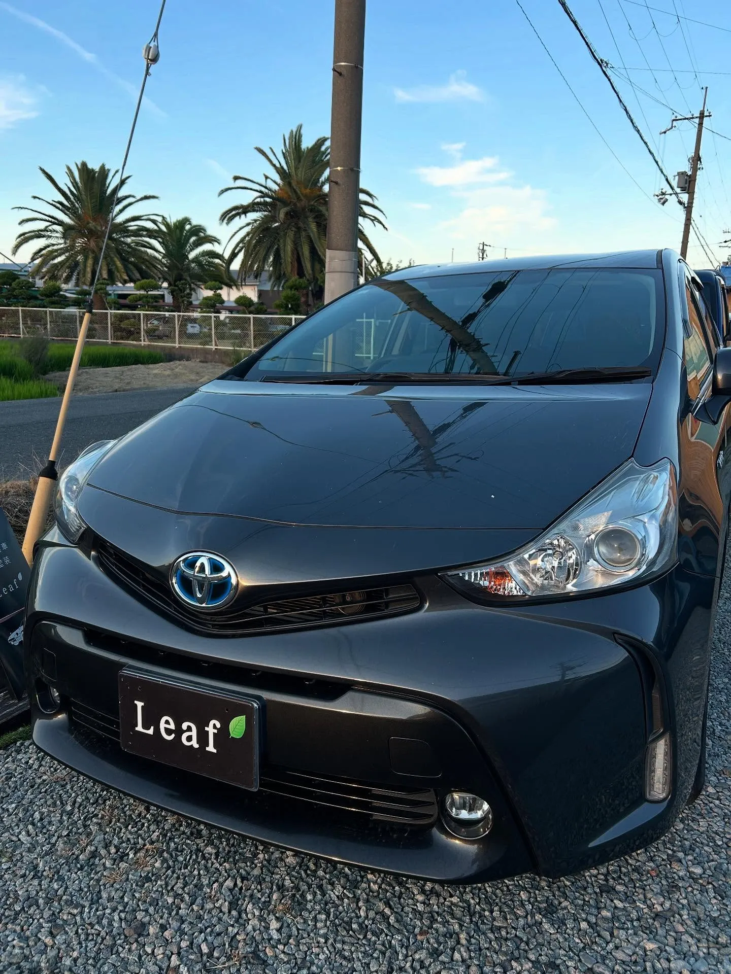 プリウスa バンパー修理で入庫🚗💨