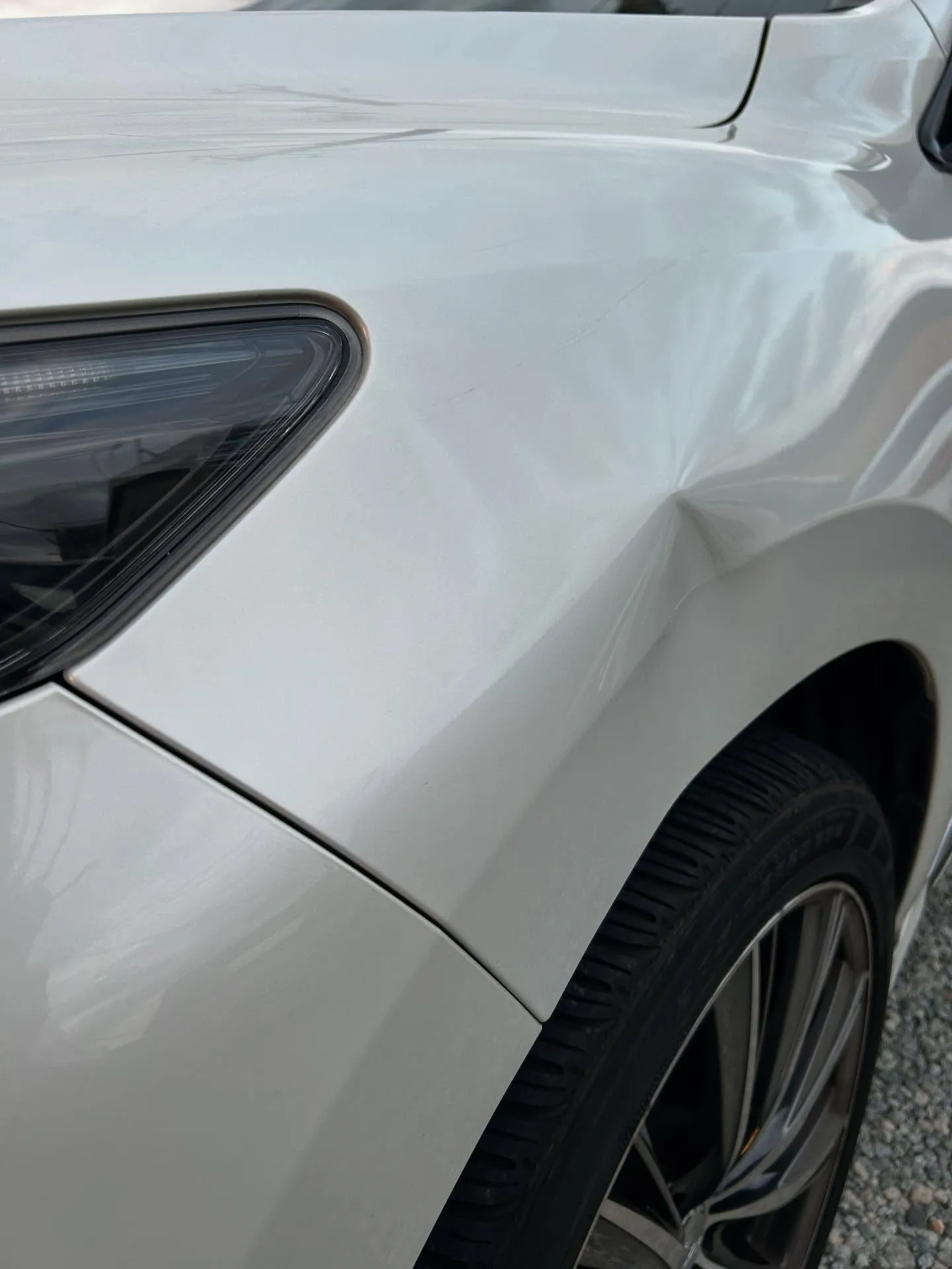 ハリアー鈑金修理　スペーシア　オイル交換で入庫です🚗💨
