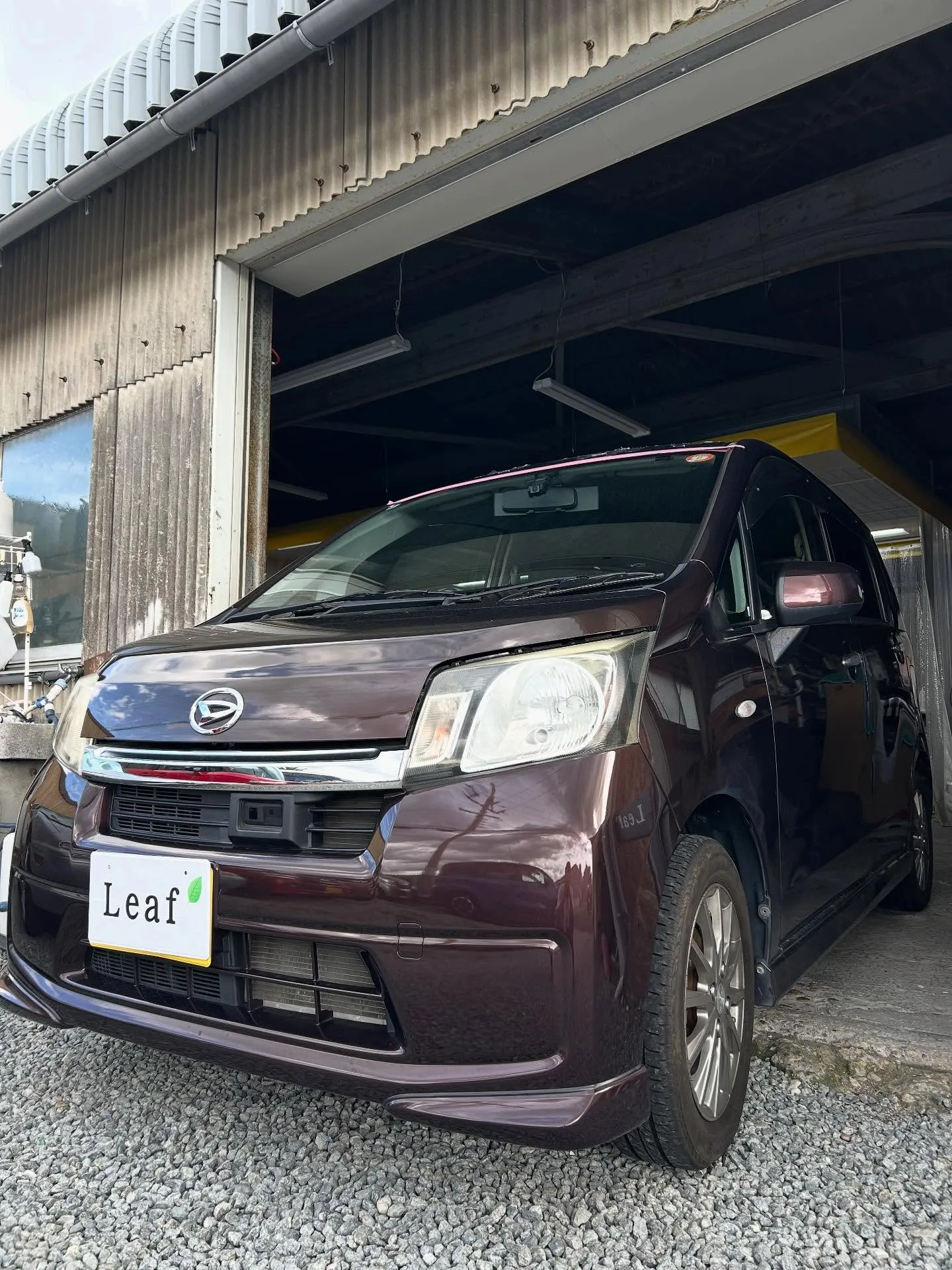 ダイハツ LA100 ムーヴ 鈑金入庫🚗💨