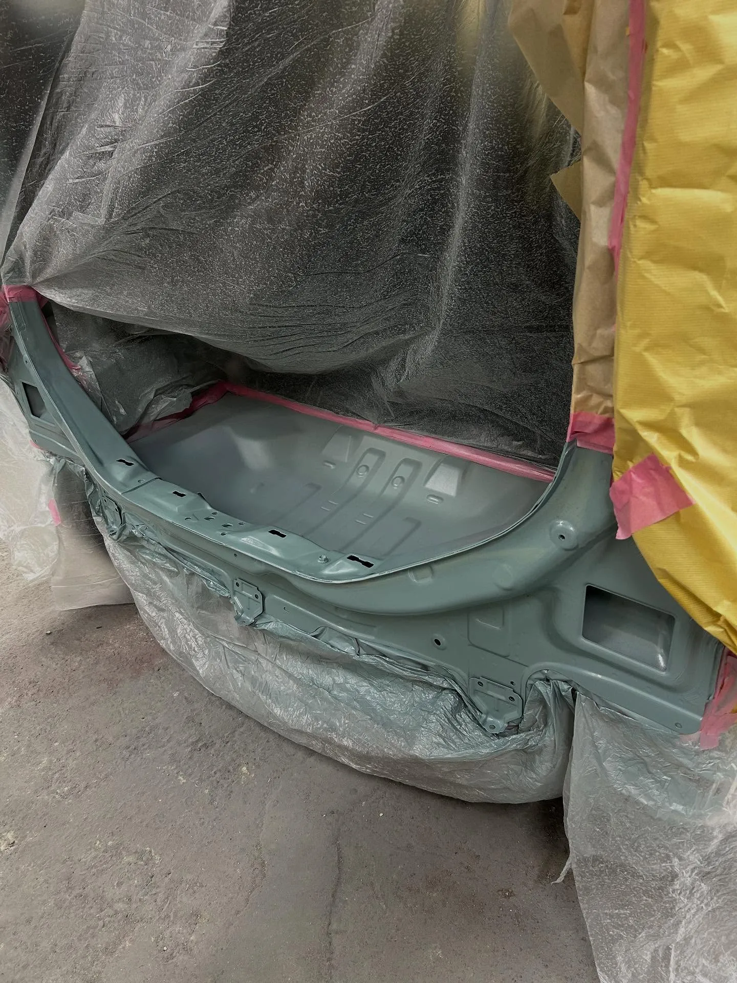 スペーシア　修理完了間際💪