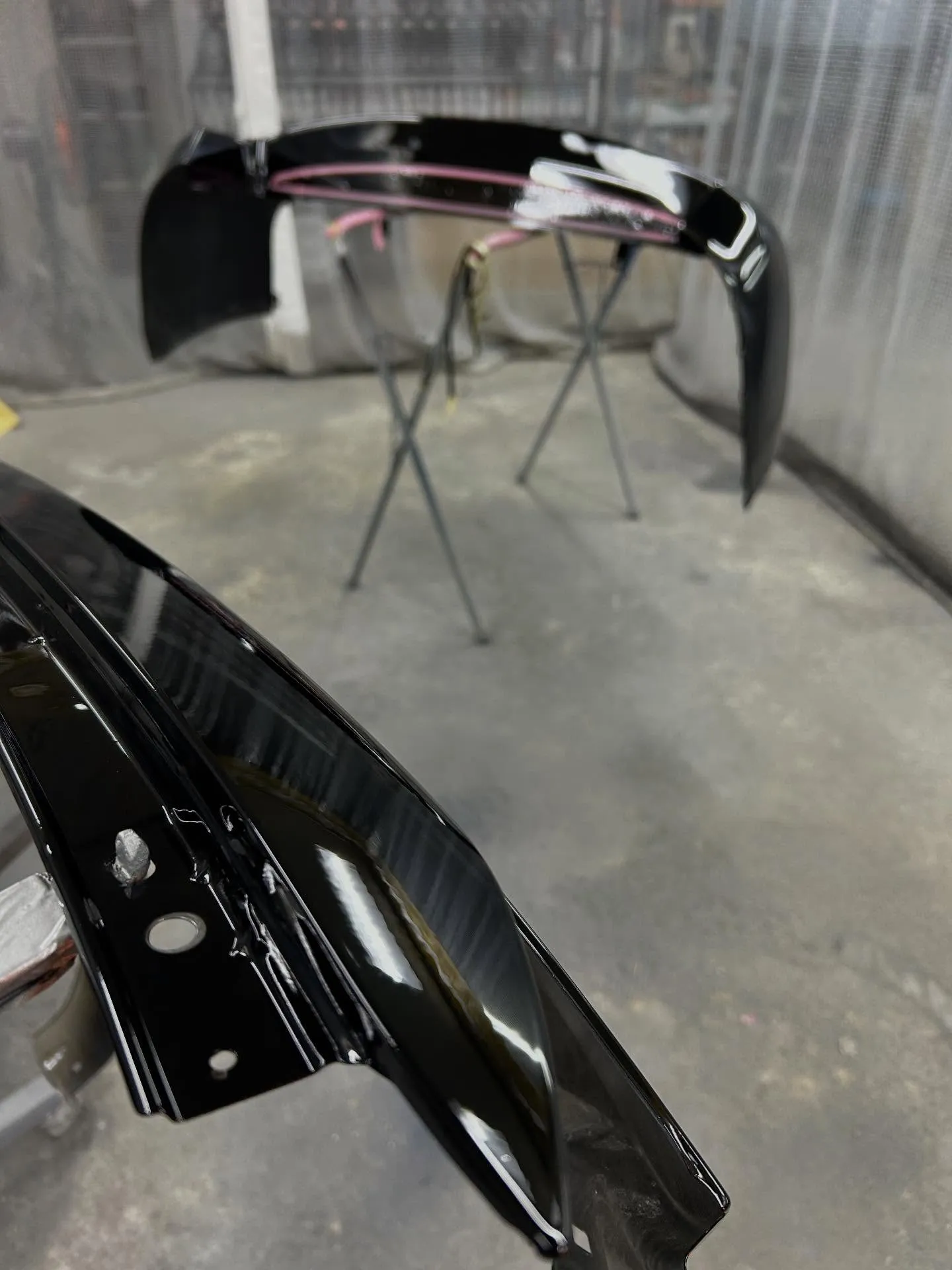 ハイエース　社外バンパー塗装依頼🛠️