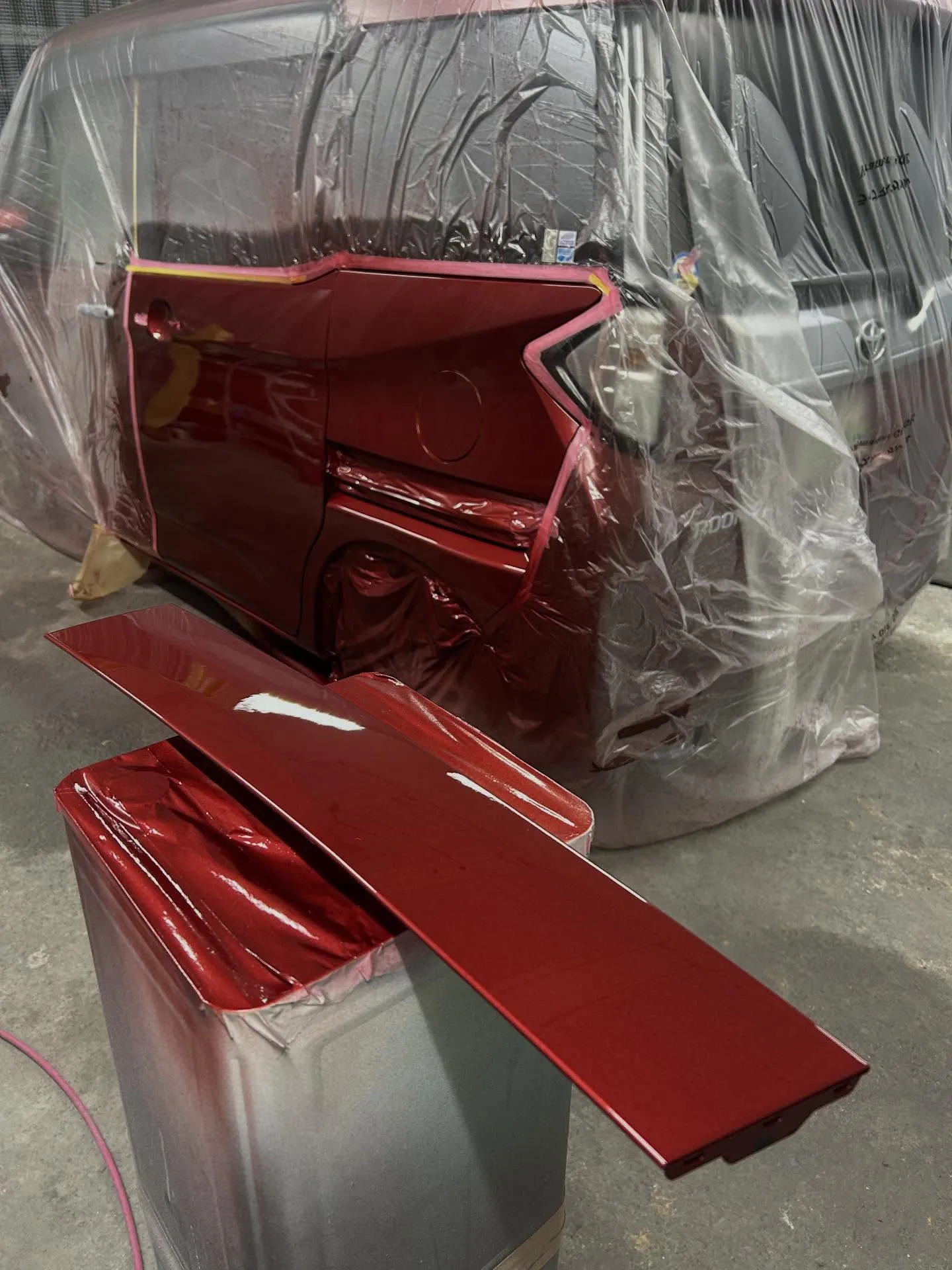 ラパン車検🚗ルーミー塗装完了🚿