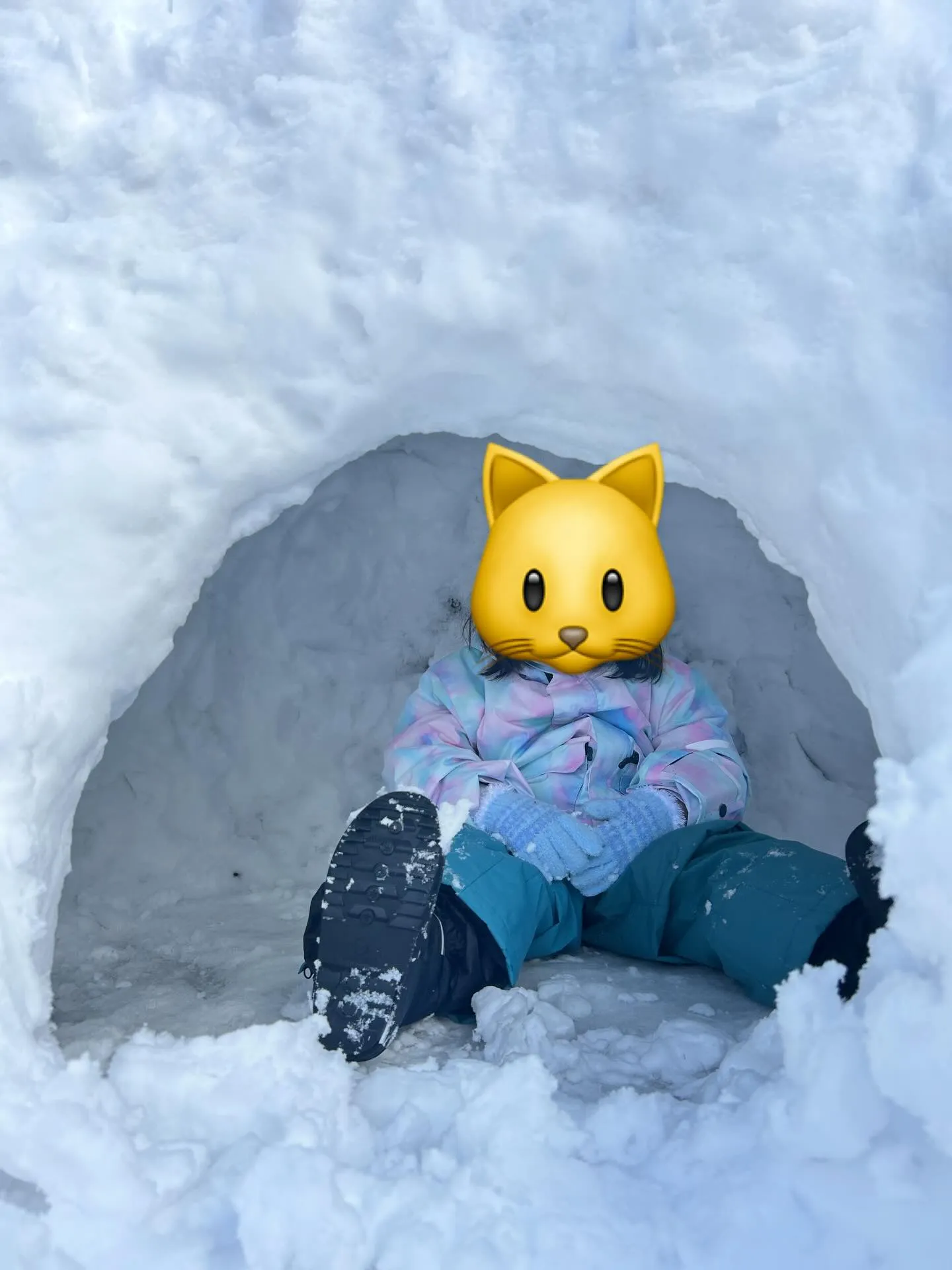 人生初の雪遊び⛄️❄️