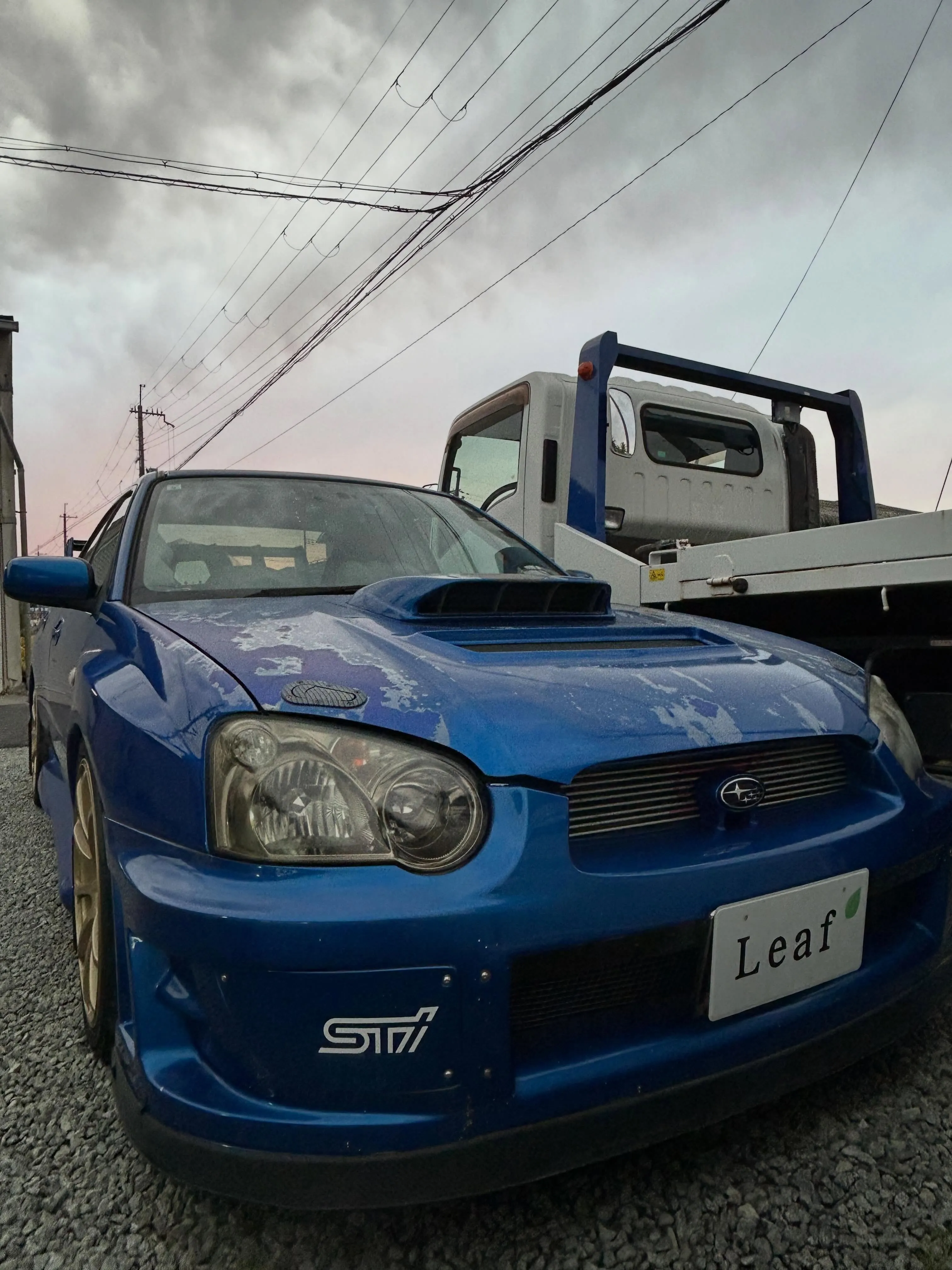 スバル　インプレッサWRX STI 車検入庫🛠️