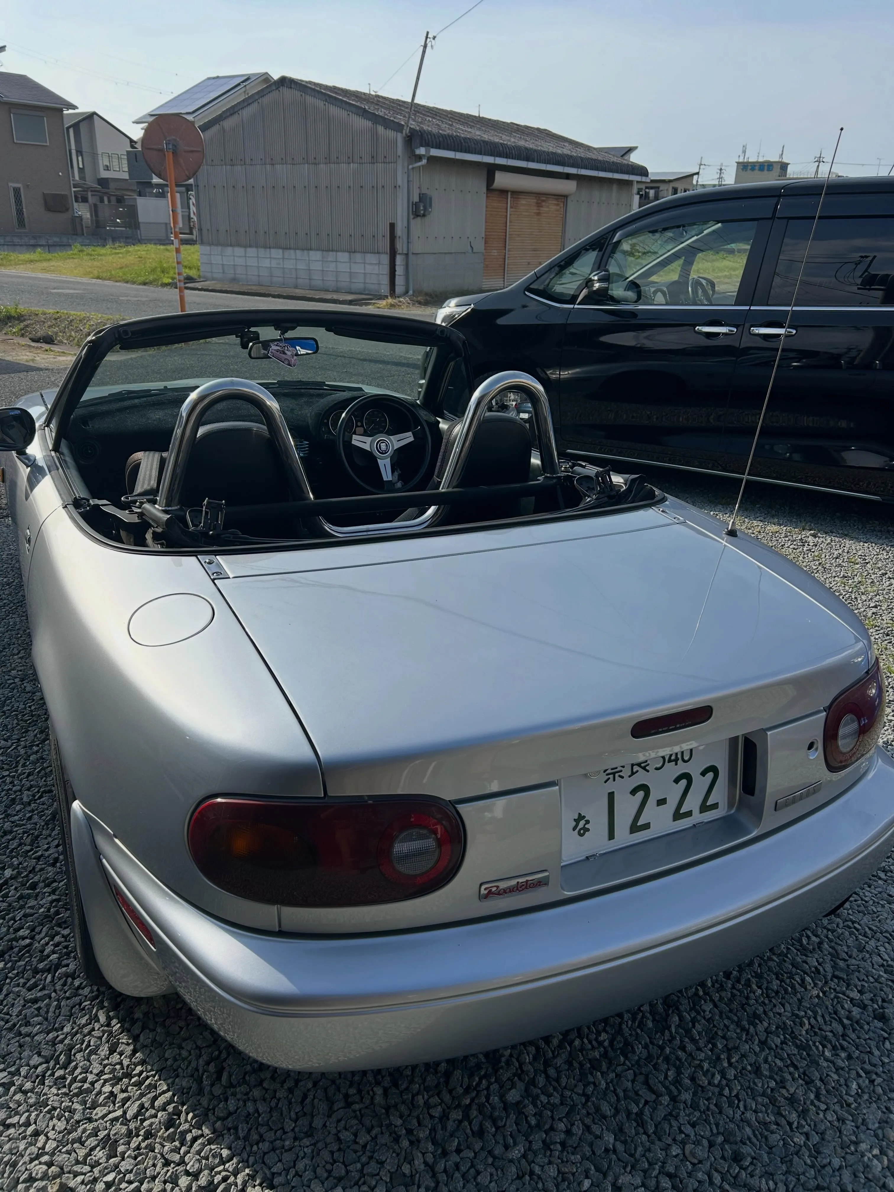 NAロードスター　ファッションバー取付け