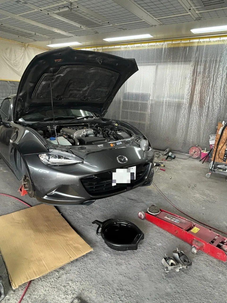 ロードスターのメンテナンスとフィアット500、納車完了🛠️